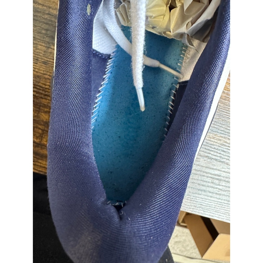 Asics Gel Kayano 26 Womens 9 Running Shoes White Navy Blue Sneaker *No Insoles* - Picture 12 of 15